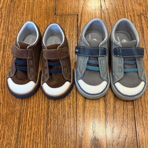 See Kai Run Brown & Gray Toddler Shoes